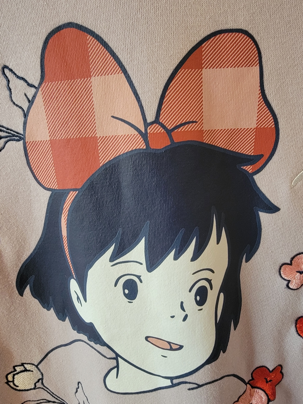 Her Universe Light Pink Kiki’s Delivery Service Sweatshirt Tag - Picture 5 of 15